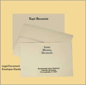Legal Document Envelope Mid Size